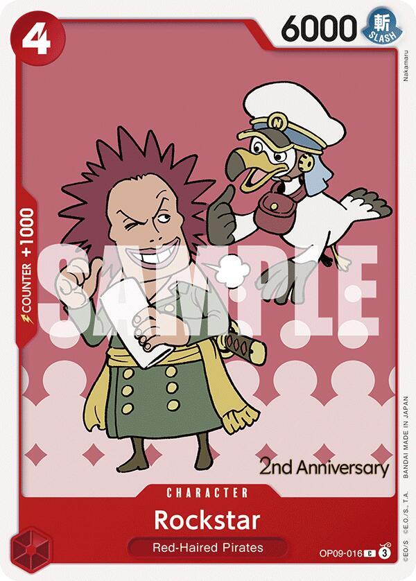 Emperors in the New World: 2nd Anniversary Tournament Cards - OP09-016 - Rockstar - C