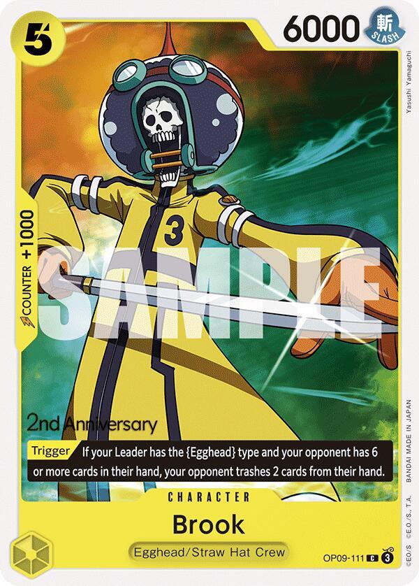 Emperors in the New World: 2nd Anniversary Tournament Cards - OP09-111 - Brook (111) - C