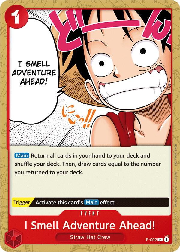 One Piece Promotion Cards - P-002 - I Smell Adventure Ahead! (Promotion Pack 2022) - PR