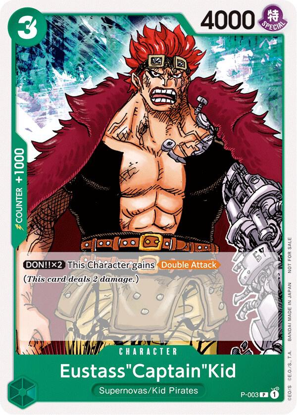 One Piece Promotion Cards - P-003 - Eustass"Captain"Kid (Promotion Pack 2022) - PR