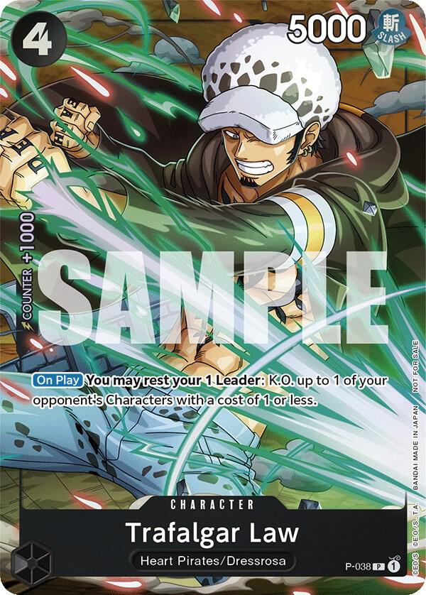 One Piece Promotion Cards - P-038 - Trafalgar Law (Event Pack Vol. 4) - PR