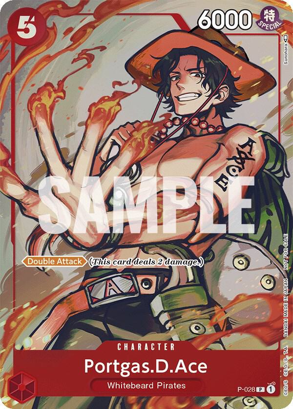 One Piece Promotion Cards - P-028 - Portgas.D.Ace (Event Pack Vol. 1) - PR