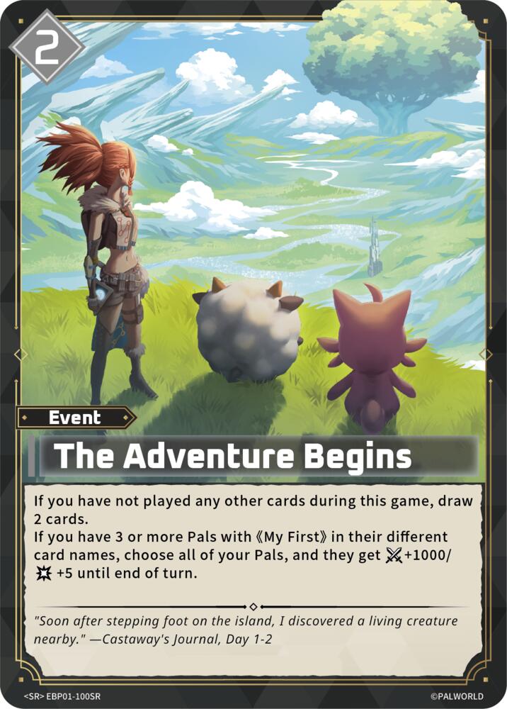 NJ Collectables BP01: Dawn of Palpagos - EBP01-100SR - The Adventure ...