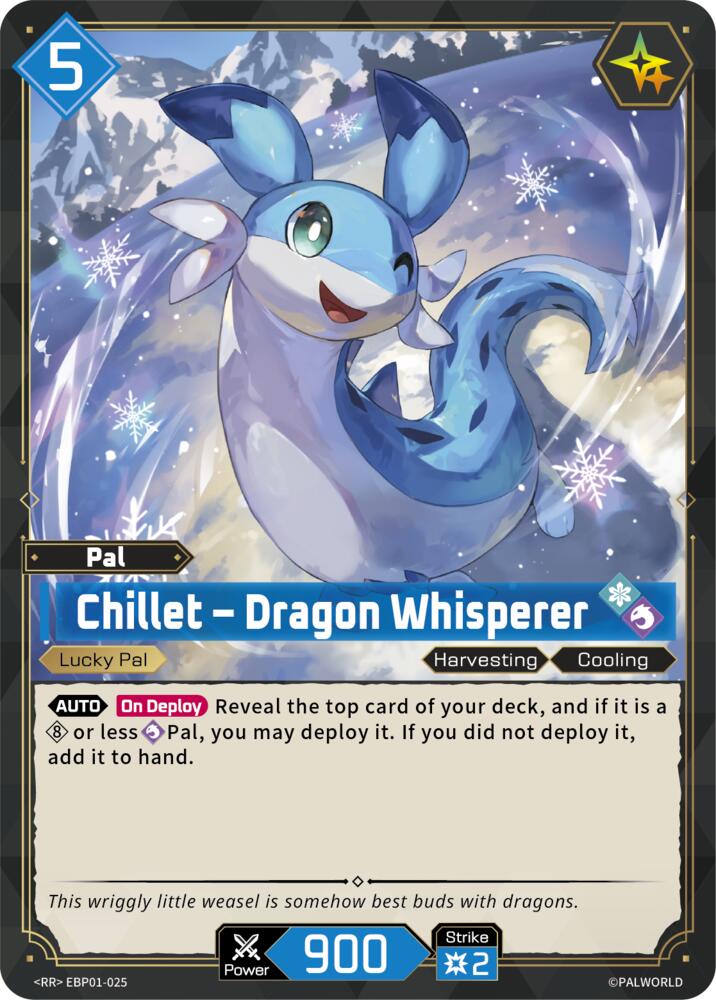NJ Collectables BP01: Dawn of Palpagos - EBP01-025 - Chillet - Dragon ...