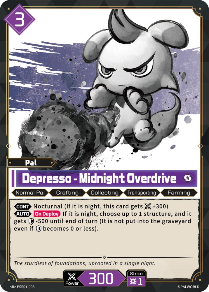 NJ Collectables Sleeve and Card Set Vol. 1 - ESS01-003 - Depresso ...