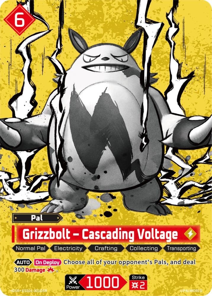 NJ Collectables Sleeve and Card Set Vol. 1 - ESS01-001OSR - Grizzbolt ...