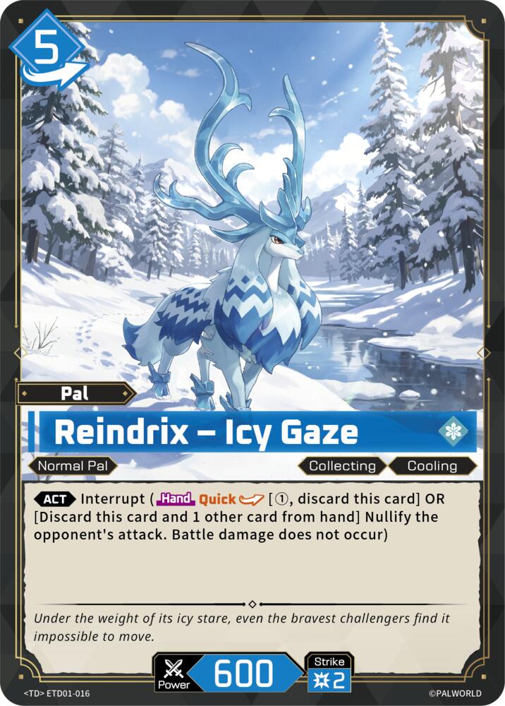 NJ Collectables TD01: Dawn of Palpagos Red•Blue - ETD01-016 - Reindrix ...