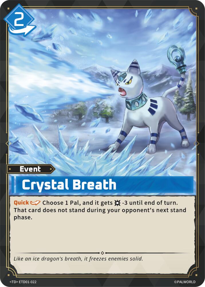 NJ Collectables TD01: Dawn of Palpagos Red•Blue - ETD01-022 - Crystal ...