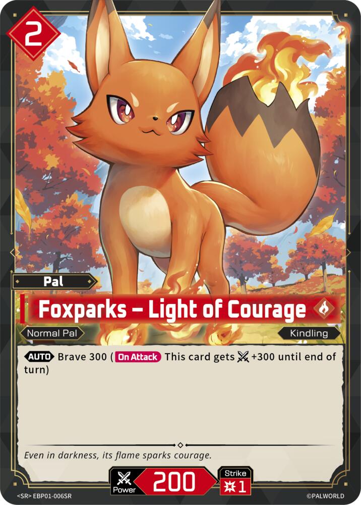NJ Collectables BP01: Dawn of Palpagos - EBP01-006SR - Foxparks - Light ...