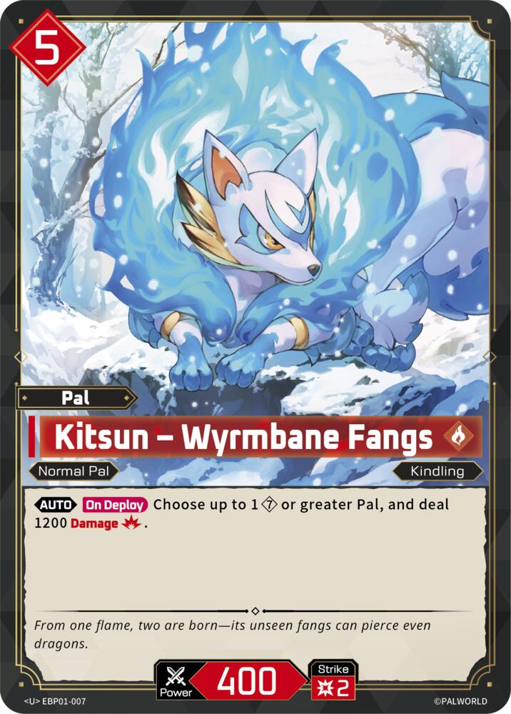 NJ Collectables BP01: Dawn of Palpagos - EBP01-007 - Kitsun - Wyrmbane ...