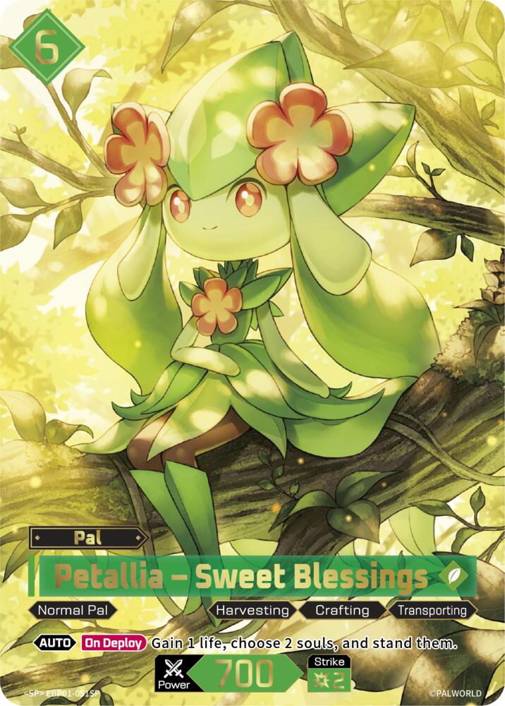 NJ Collectables BP01: Dawn of Palpagos - EBP01-051SP - Petallia - Sweet ...