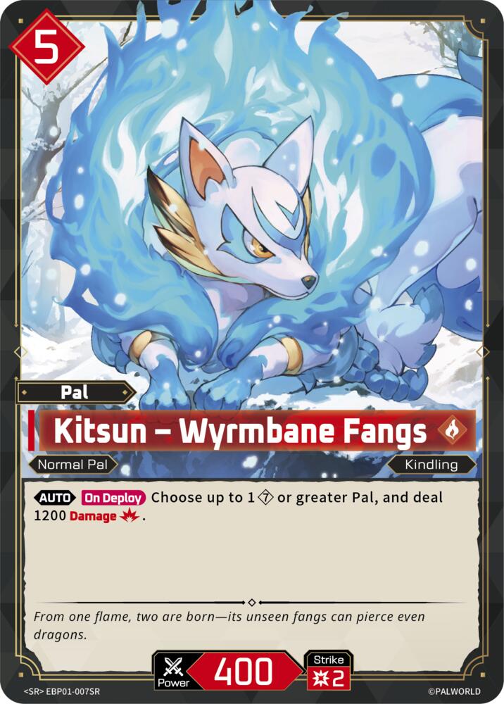 NJ Collectables BP01: Dawn of Palpagos - EBP01-007SR - Kitsun ...