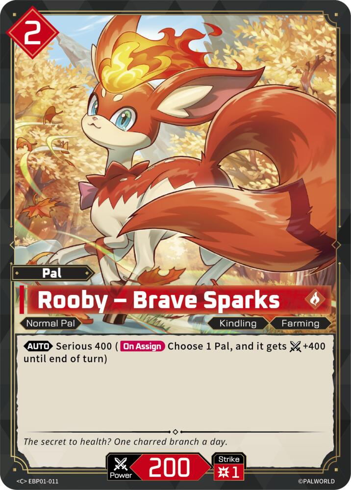 NJ Collectables BP01: Dawn of Palpagos - EBP01-011 - Rooby - Brave ...