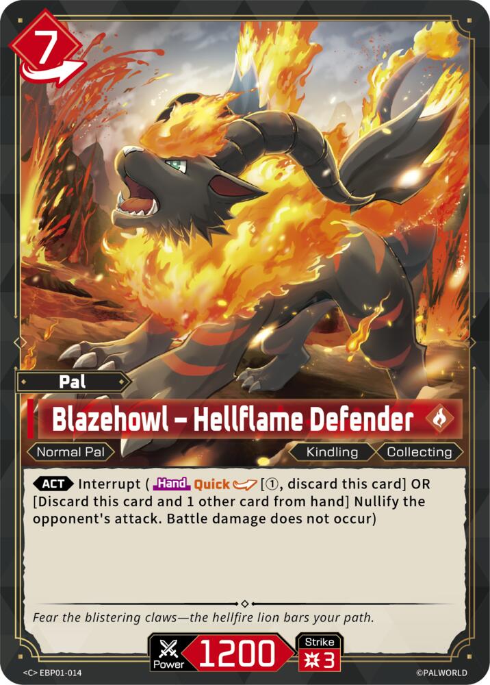 NJ Collectables BP01: Dawn of Palpagos - EBP01-014 - Blazehowl ...