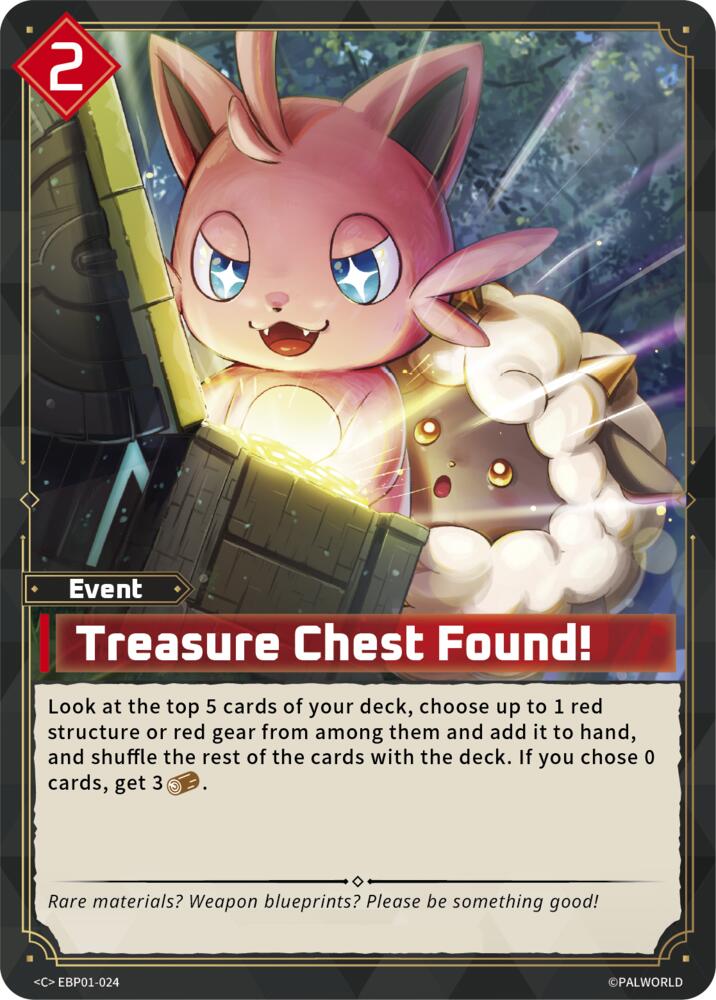 NJ Collectables BP01: Dawn of Palpagos - EBP01-024 - Treasure Chest ...