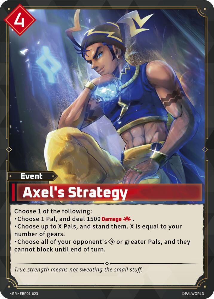 NJ Collectables BP01: Dawn of Palpagos - EBP01-023 - Axel's Strategy ...
