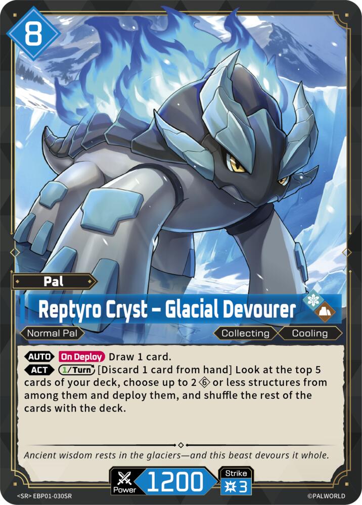 NJ Collectables BP01: Dawn of Palpagos - EBP01-030SR - Reptyro Cryst ...