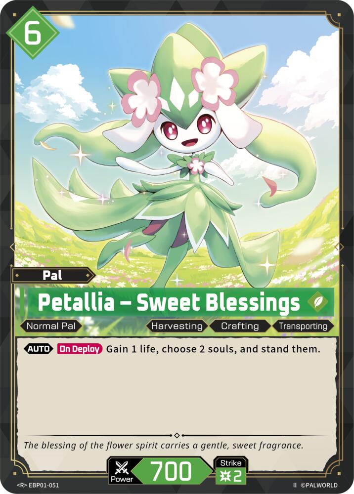 NJ Collectables BP01: Dawn of Palpagos - EBP01-051 - Petallia - Sweet ...