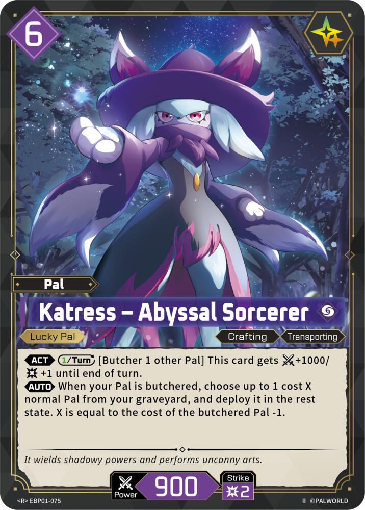 NJ Collectables BP01: Dawn of Palpagos - EBP01-075 - Katress - Abyssal ...