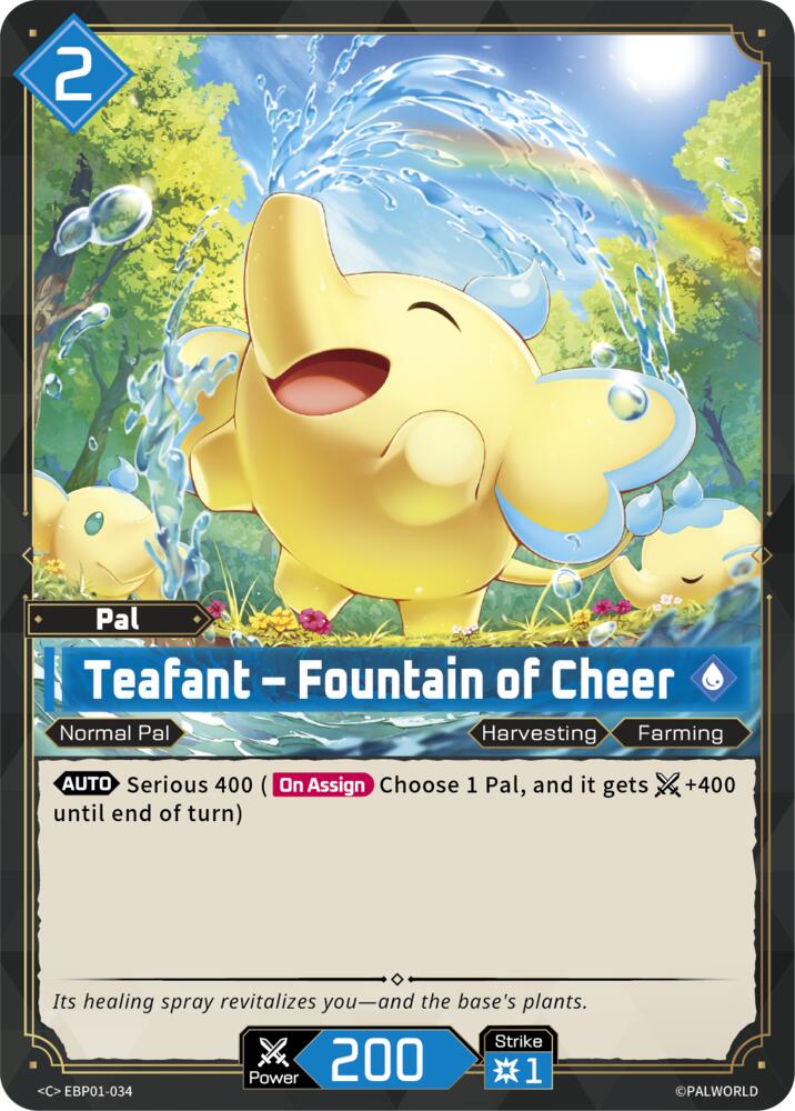NJ Collectables BP01: Dawn of Palpagos - EBP01-034 - Teafant - Fountain ...