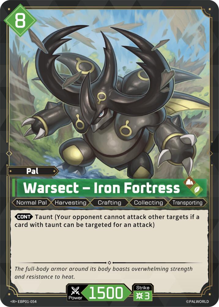 NJ Collectables BP01: Dawn of Palpagos - EBP01-054 - Warsect - Iron ...