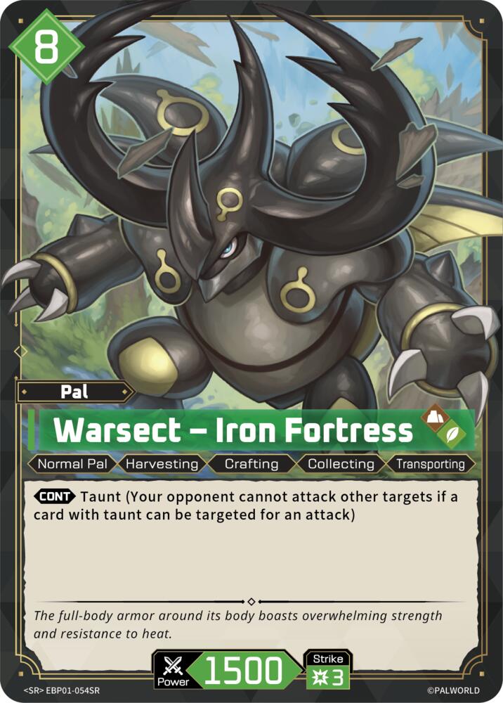 NJ Collectables BP01: Dawn of Palpagos - EBP01-054SR - Warsect - Iron ...