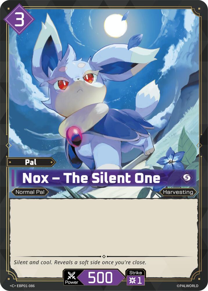 NJ Collectables BP01: Dawn of Palpagos - EBP01-086 - Nox - The Silent ...