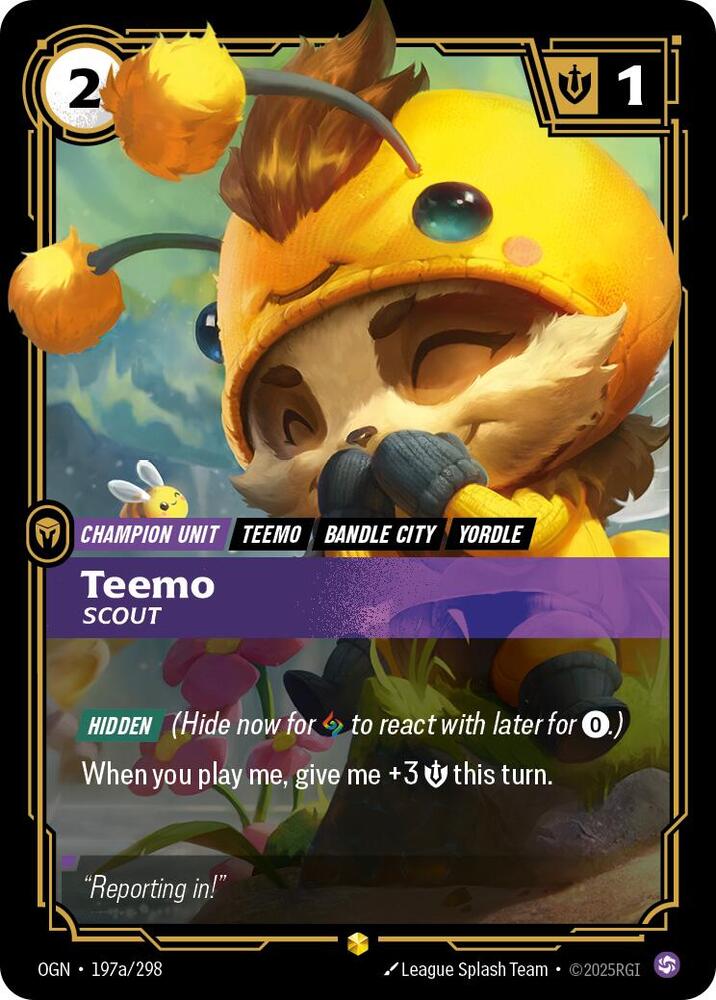 Origins - 197 - Teemo Scout Alternate Art - Alternate Art