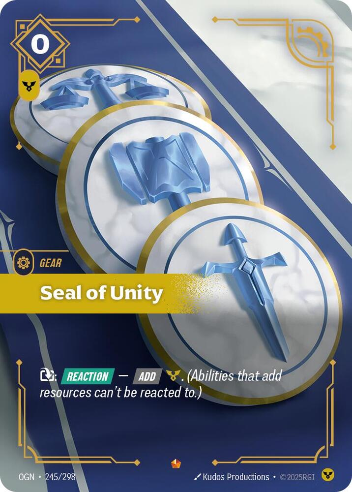 Origins - 245 - Seal of Unity - Epic - Foil