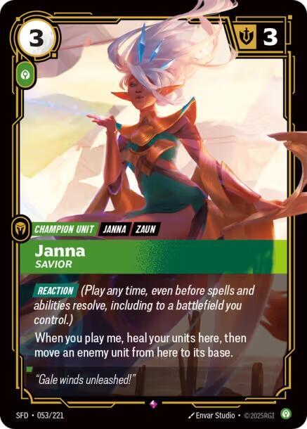 Spiritforged - 053 - Janna Savior - Rare - Foil