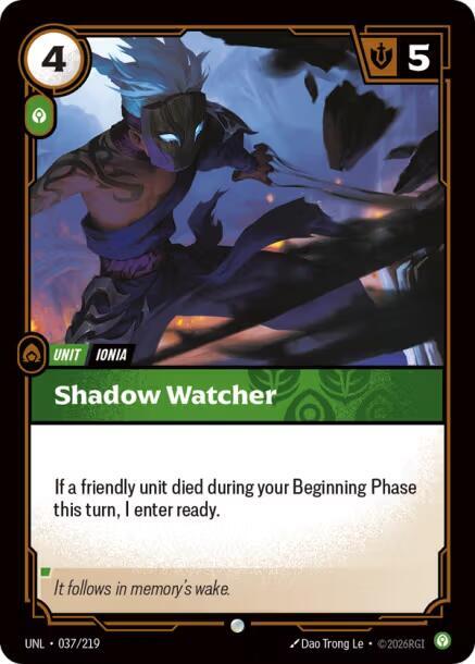 Unleashed - 037/219 - Shadow Watcher - Common - Foil