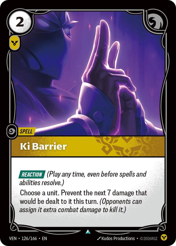 Vendetta - 126/166 - Ki Barrier - Uncommon