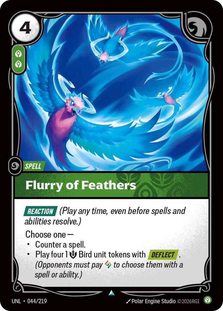 Unleashed - 044/219 - Flurry of Feathers - Uncommon - Foil