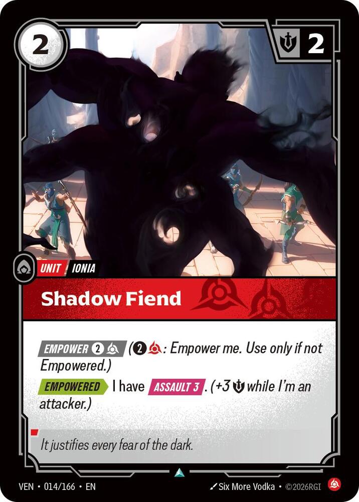 Vendetta - 014/166 - Shadow Fiend - Uncommon
