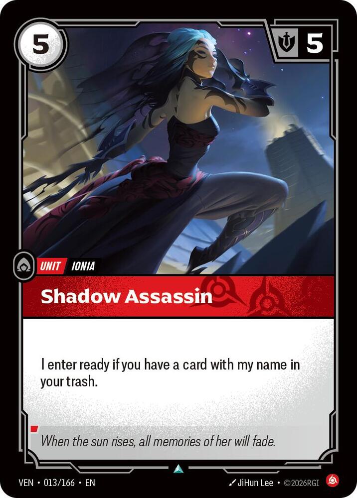 Vendetta - 013/166 - Shadow Assassin - Uncommon