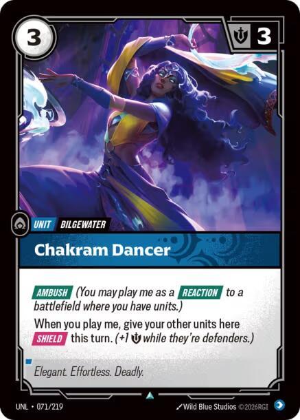 Unleashed - 071/219 - Chakram Dancer - Uncommon - Foil