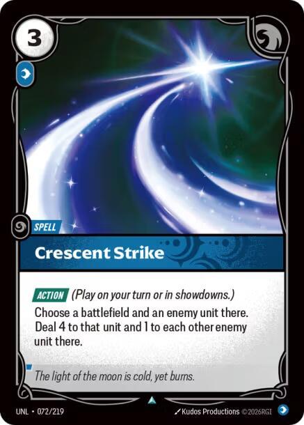 Unleashed - 072/219 - Crescent Strike - Uncommon - Foil