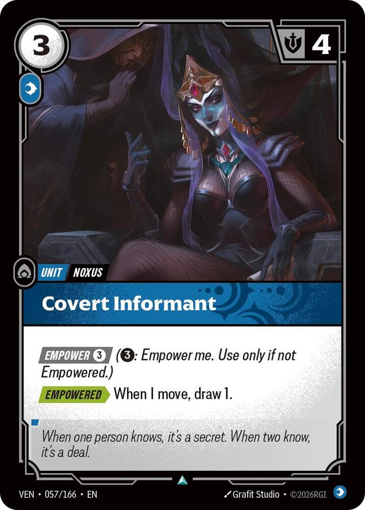 Vendetta - 057/166 - Covert Informant - Uncommon