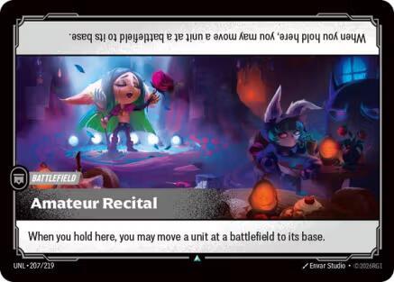 Unleashed - 207/219 - Amateur Recital - Uncommon - Foil