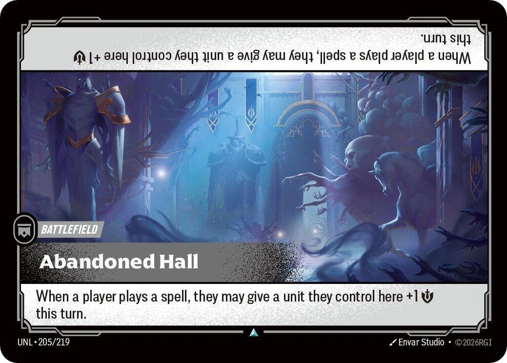 Unleashed - 205/219 - Abandoned Hall - Uncommon - Foil
