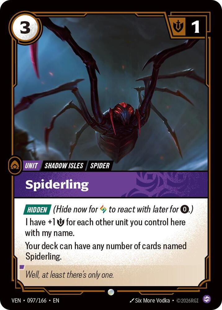 Vendetta - 097/166 - Spiderling - Common