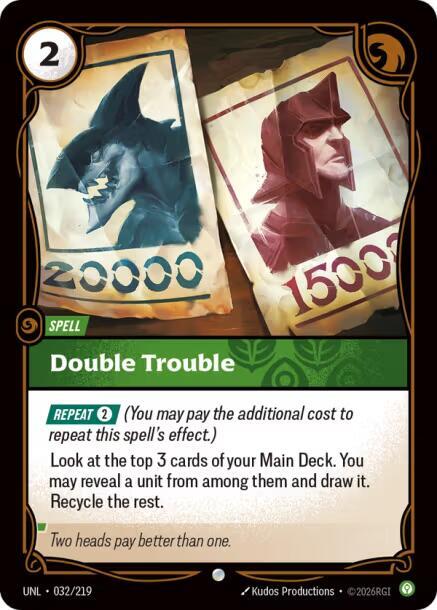 Unleashed - 032/219 - Double Trouble - Common
