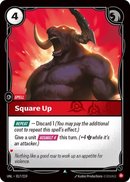 Unleashed - 017/219 - Square Up - Uncommon