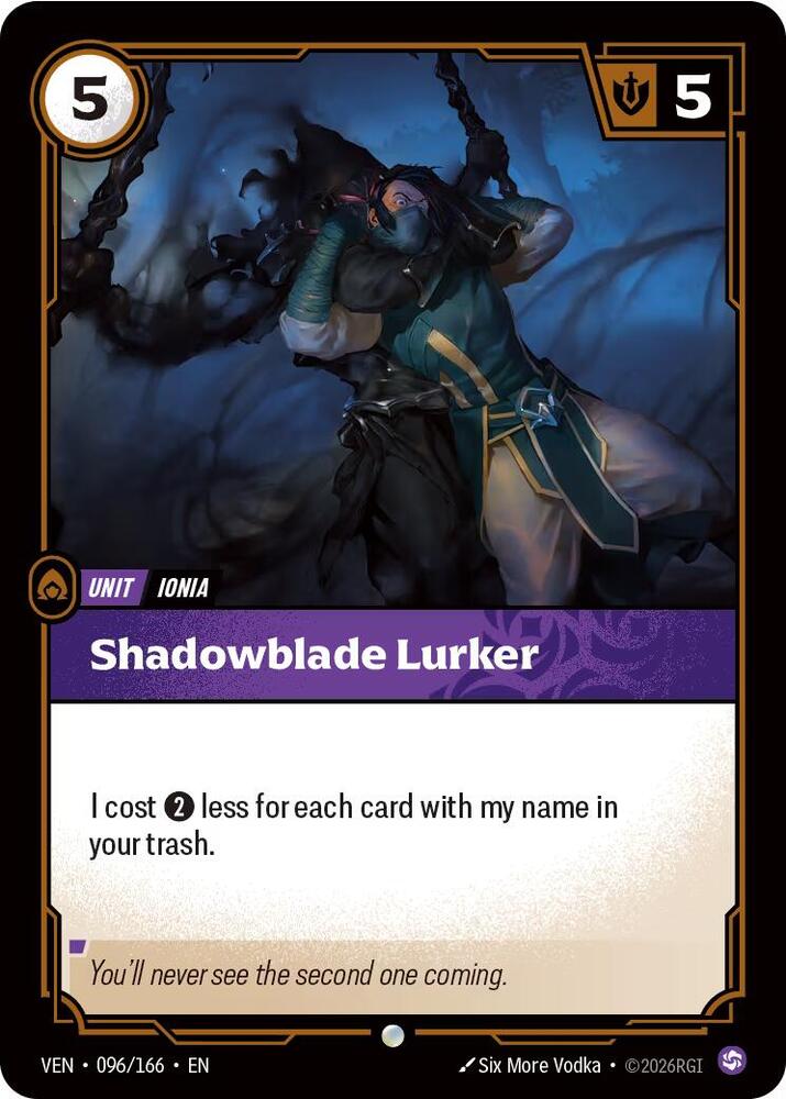 Vendetta - 096/166 - Shadowblade Lurker - Common