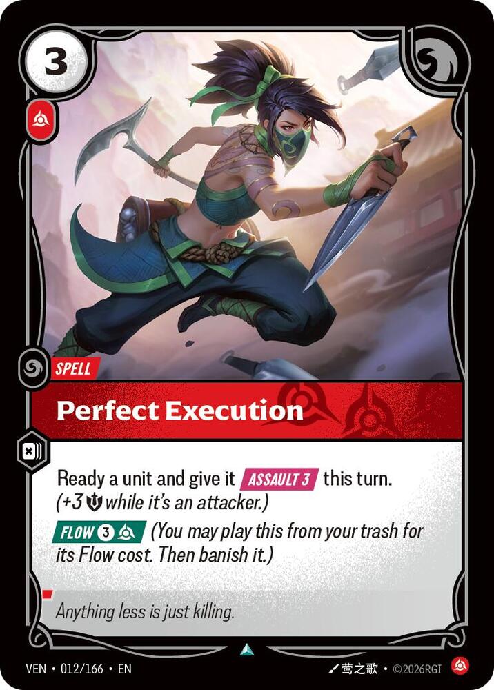 Vendetta - 012/166 - Perfect Execution - Uncommon