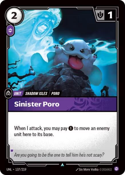 Unleashed - 137/219 - Sinister Poro - Uncommon