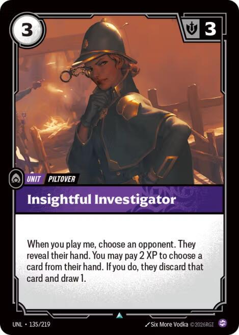 Unleashed - 135/219 - Insightful Investigator - Uncommon
