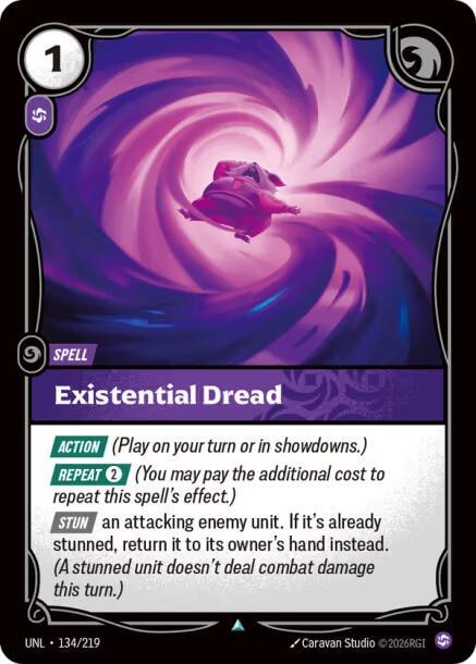 Unleashed - 134/219 - Existential Dread - Uncommon
