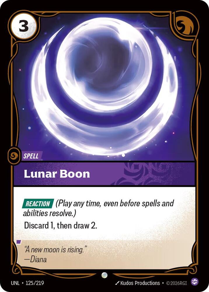 Unleashed - 125/219 - Lunar Boon - Common