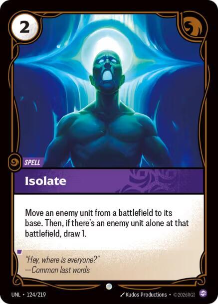 Unleashed - 124/219 - Isolate - Common
